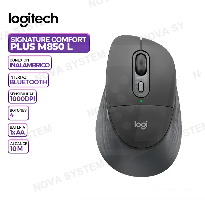 LOGITECH MOUSE LOGITECH SIGANATURE COMFORT PLUS M850L, BLACK