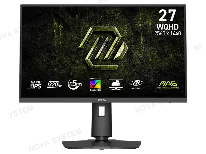 MSI MONITOR MSI GAMING MAG 274QPF/ 2K/ X32/ IPS/ 320HZ/ 0.5MS/ 27"