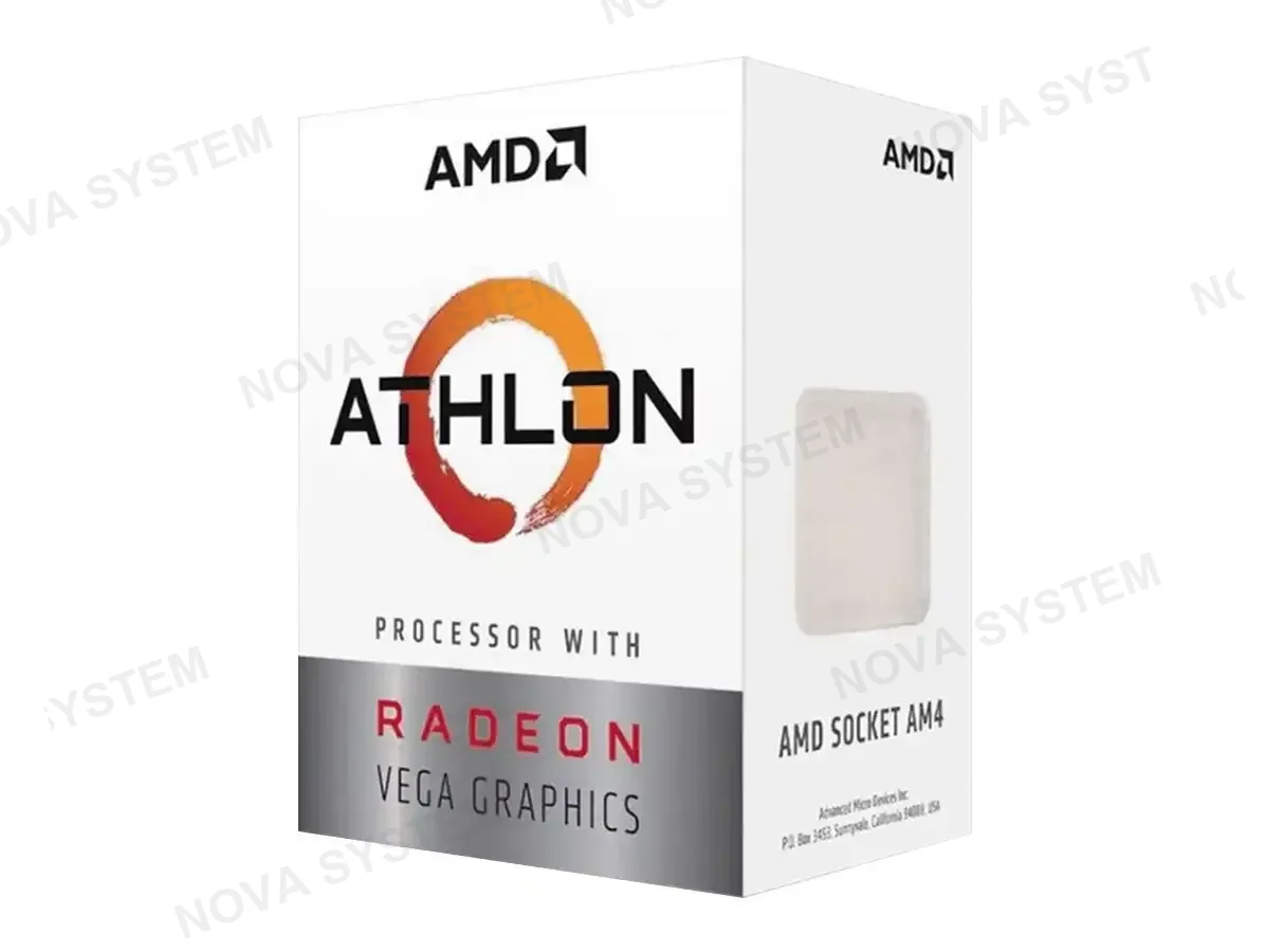 AMD PROCESADOR AMD ATHLON 3000G 2GHZ HASTA 3.5GHZ 5.0MB (YD3000C6FHBOX) AM4, 2 NUCLEOS