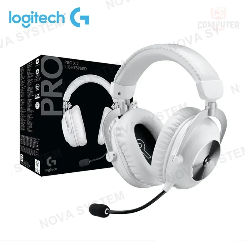 LOGITECH AUDIFONO LOGITECH G PRO X2 LIGHTSPEED WHITE CON MICROFONO CONEXIÓN WIRELESS/BLUETOOTH/JACK 3.5MM COMPUTERSHOP
