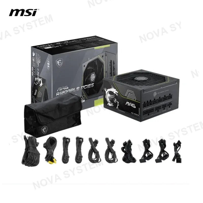 MSI FUENTE DE PODER MSI 1200W MAG A1200PLS ATX 80 PLUS PLATINIUM