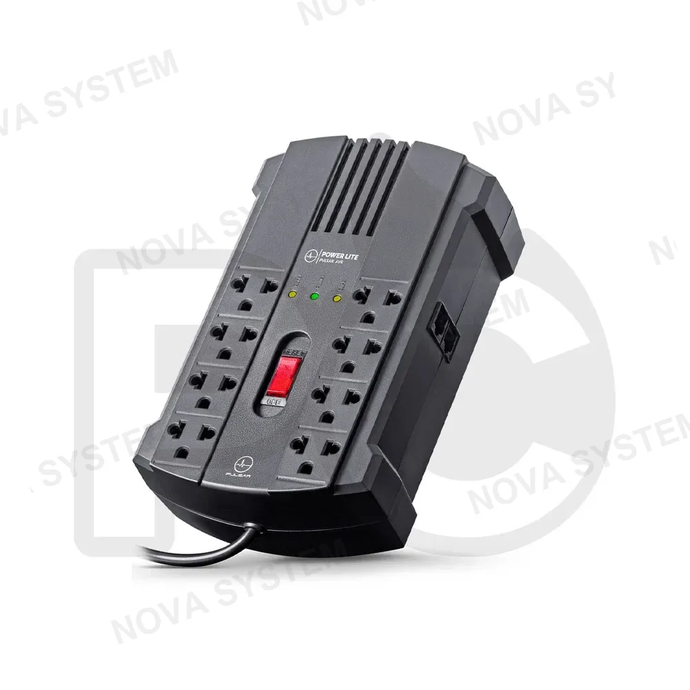ESTABILIZADOR PULSAR AVR PLI1200 1200VA/600W 8 SALIDAS