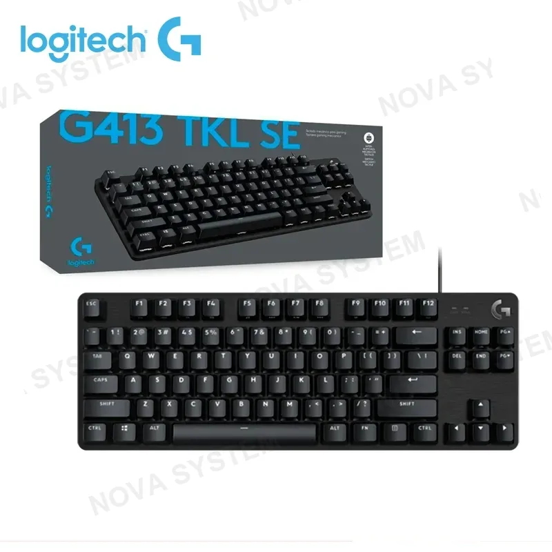 LOGITECH TECLADO LOGITECH G G413 TKL SE BLACK MECANICO CONEXIÓN WIRED USB (PN:920-010442) COMPUTERSHOP