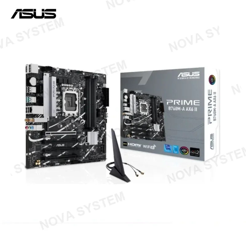 ASUS PLACA MADRE ASUS PRIME B760M-A AX6 II WIFI DDR5 LGA 1700
