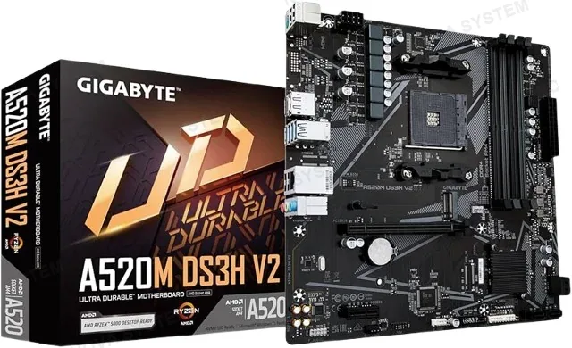 MBB,GIGABYTE, A520M K V2 AMD AM4